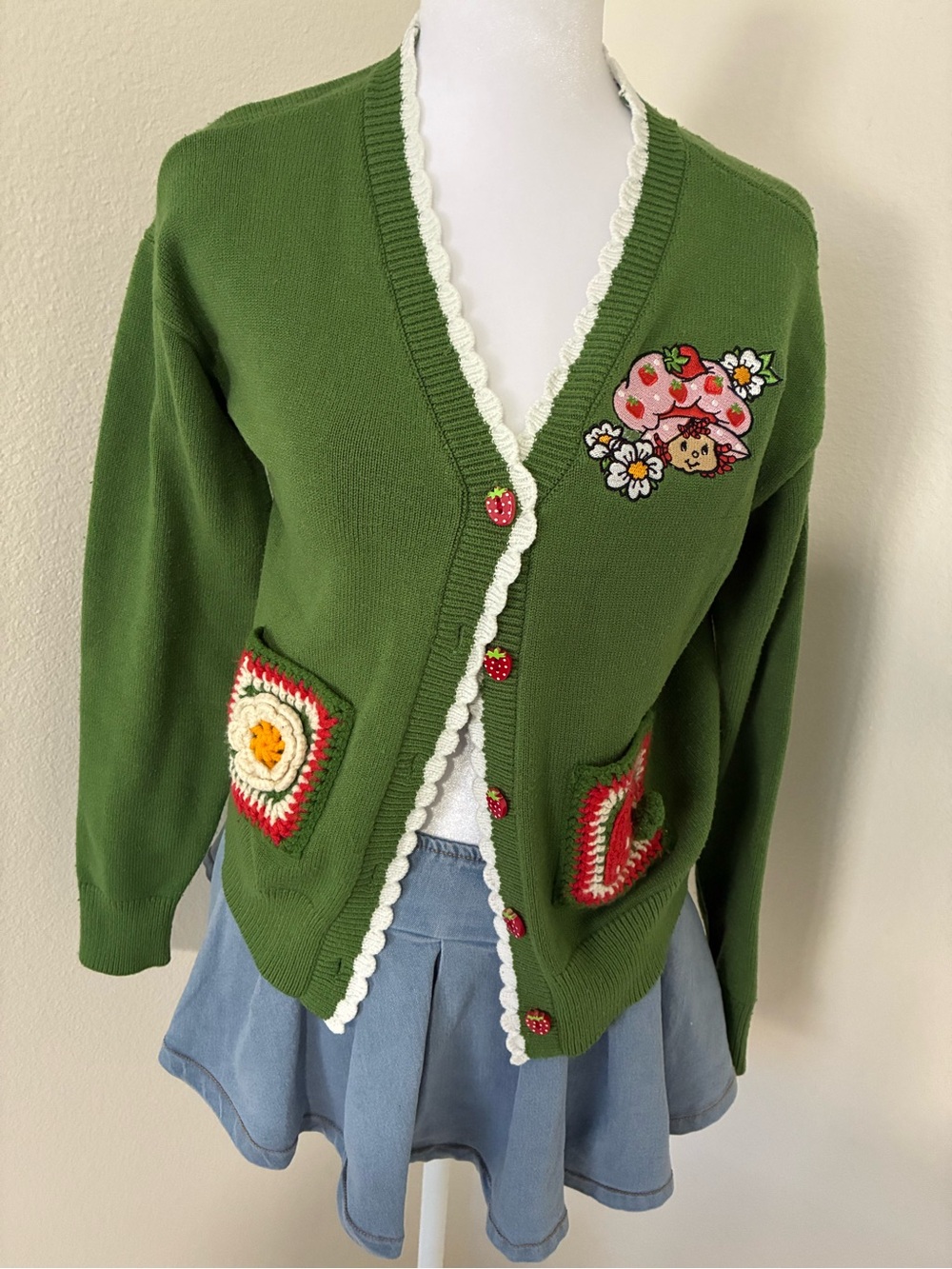 Strawberry shortcake cardigan box lunch 🍓🍰♥️